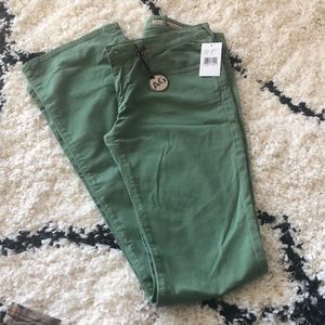 NWT AG green Jeans SOFT!!